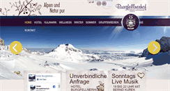 Desktop Screenshot of burgfellnerhof.at