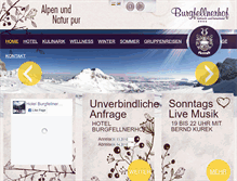 Tablet Screenshot of burgfellnerhof.at